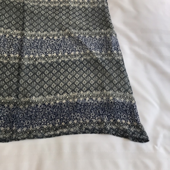 Madewell Moroccan Tile Print Cross Back Blue Maxi Dress Small - Picture 15 of 17